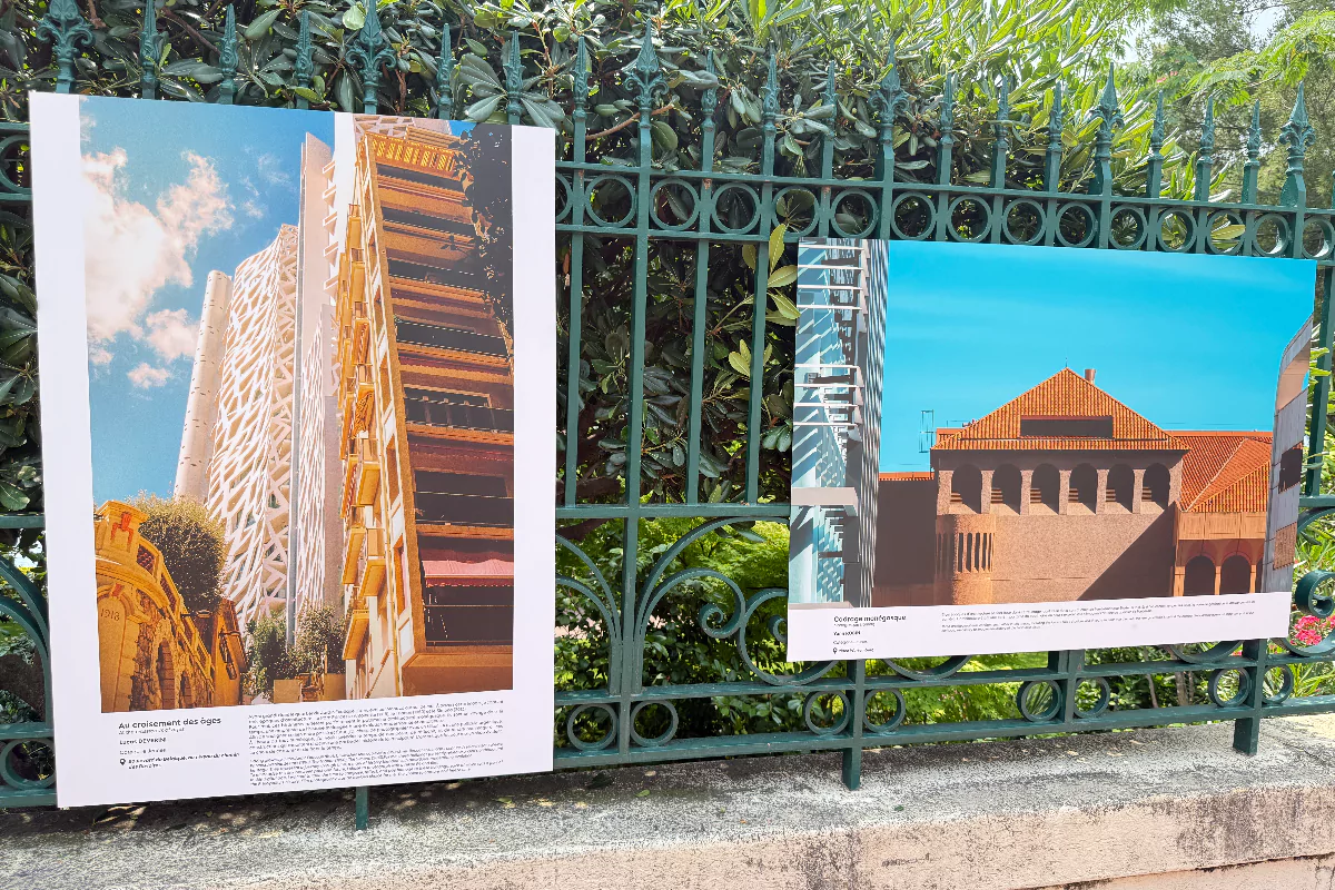 Photos captured by the young talents of Monaco, depicting Monaco's architectural heritage 