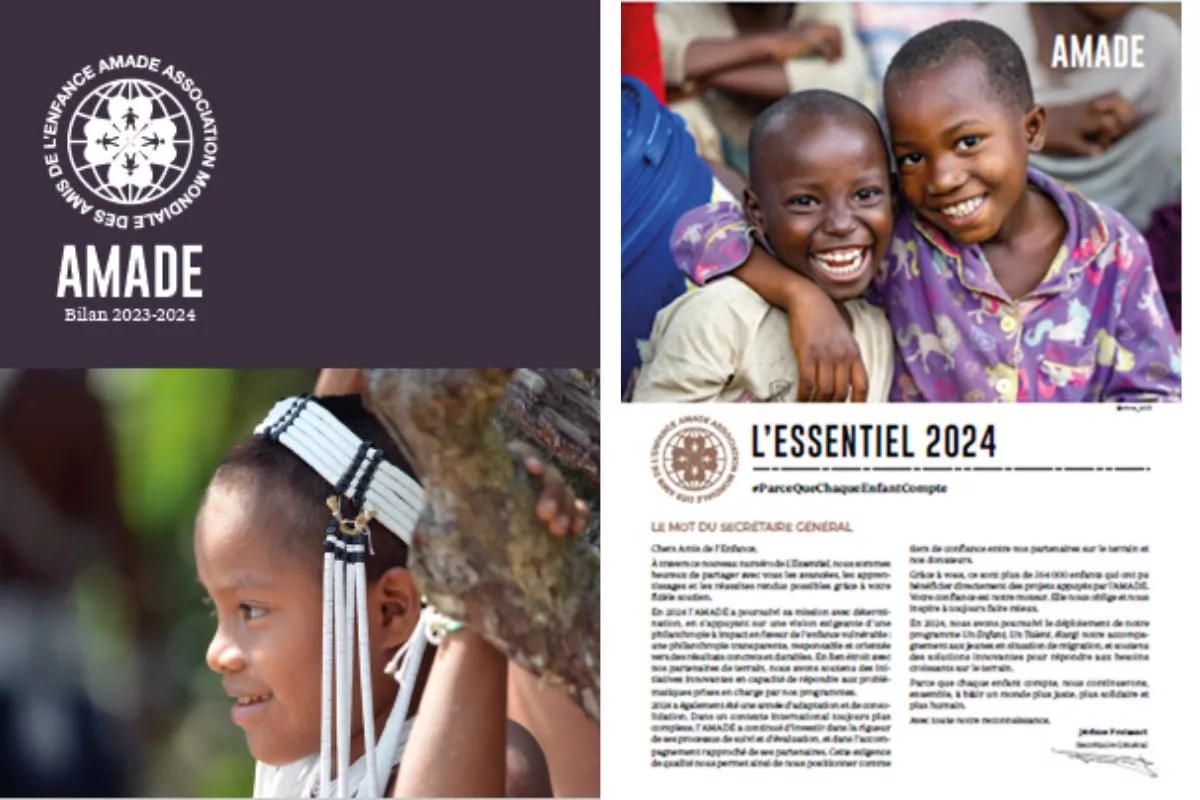 AMADE reports a record year, reaching over 354,000 children worldwide in 2024