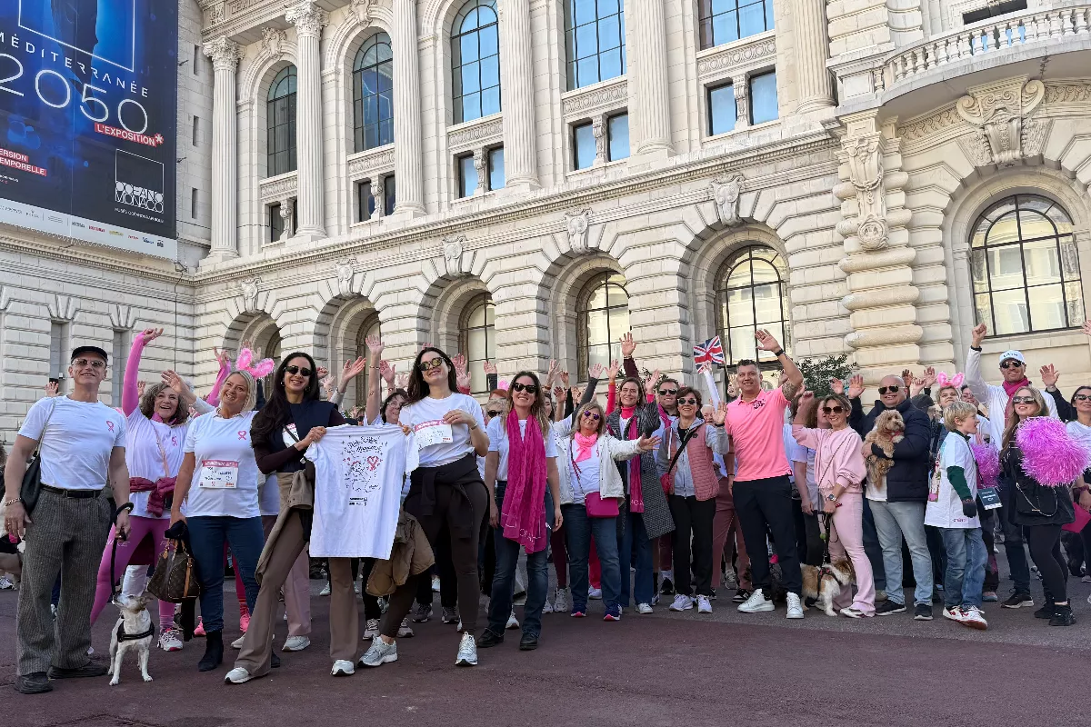 Hundreds join Pink Ribbon Walk Monaco amid plea “we need more money for local research”