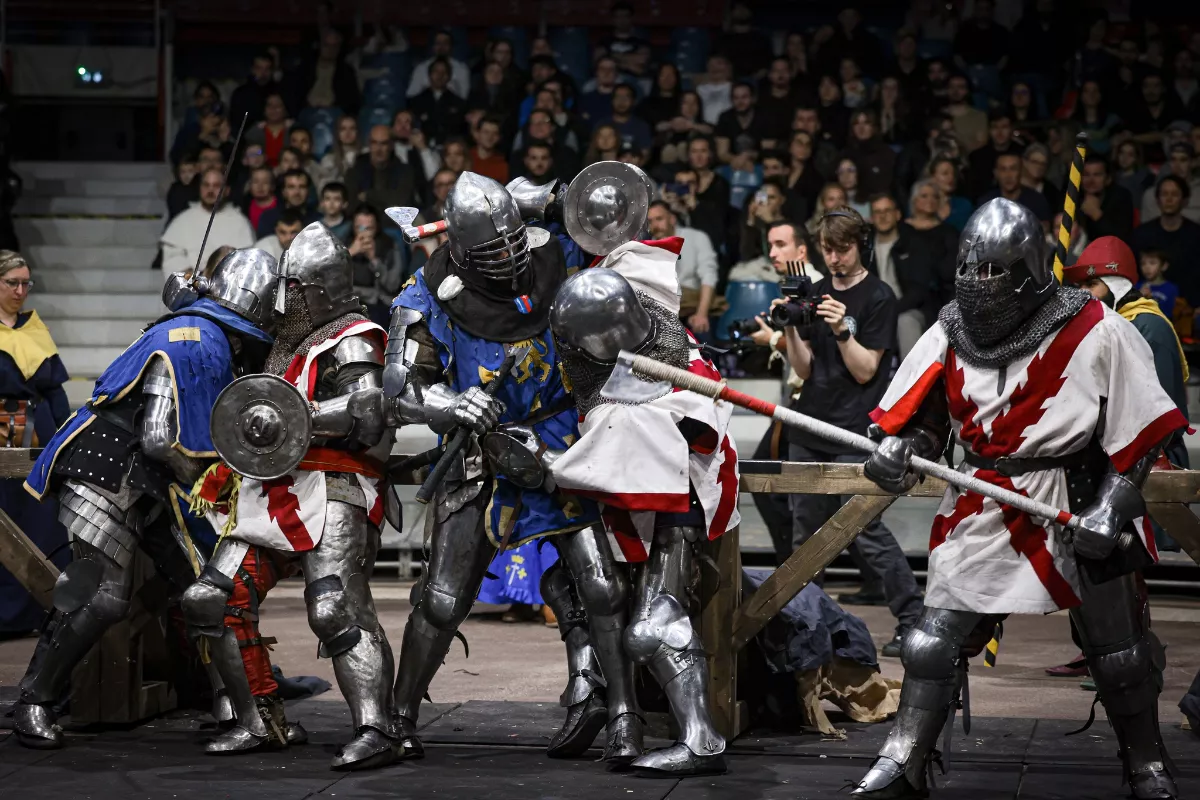 Italy’s Bande Nere triumph in brutal medieval combat at Monaco’s big top