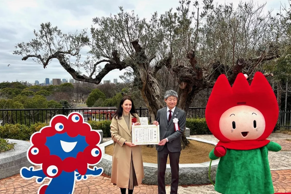 Monaco’s 500-year-old olive tree finds a permanent home in Osaka
