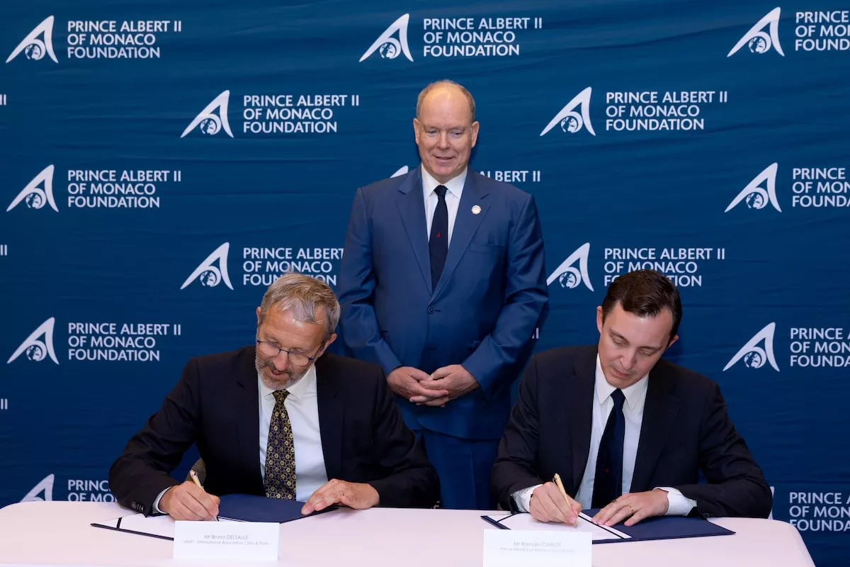Prince Albert II Foundation and port cities network AIVP sign blue economy partnership