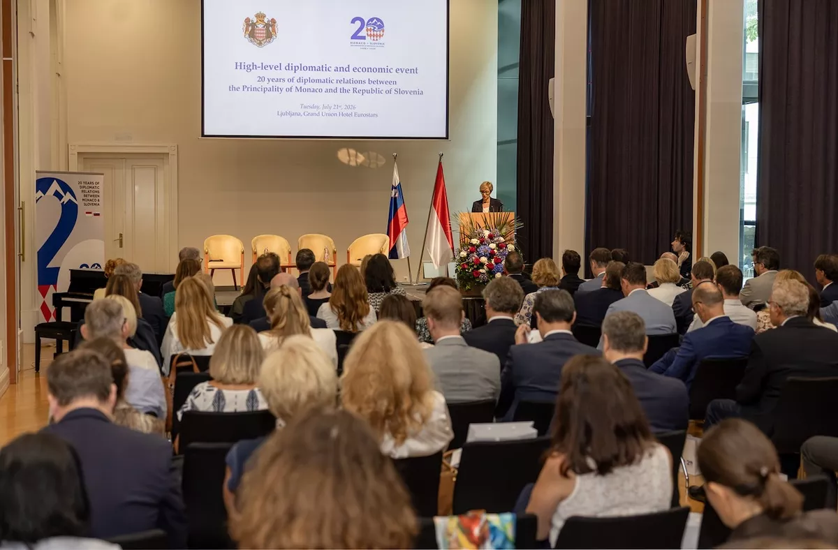 Monaco and Slovenia celebrate two decades of diplomatic ties in Ljubljana