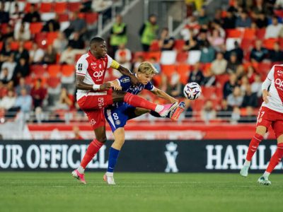 Zakaria in action for Monaco at the Stade Louis II