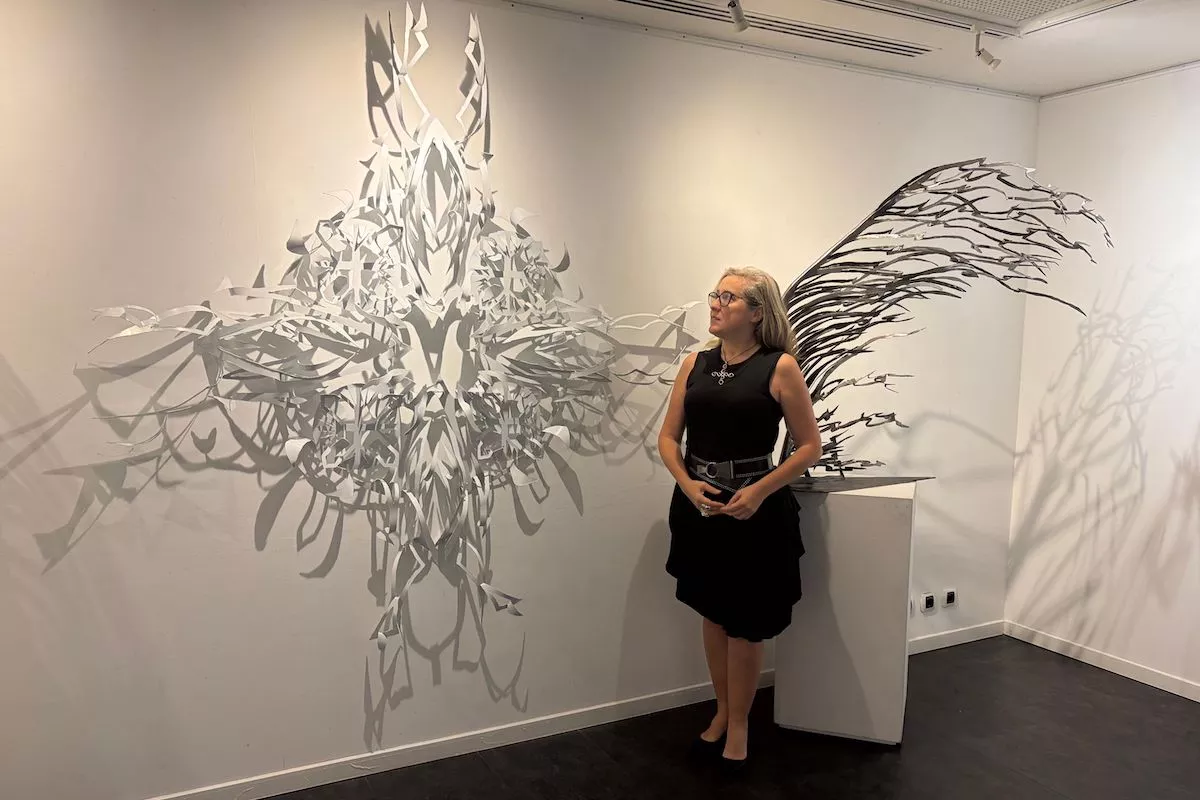 Monaco: Caroline Bergonzi exhibits metal mandalas at AIAP